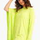 Plain Blouse with Batwing Sleeve