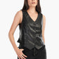 Black Leather Vest
