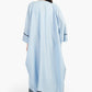 كيمونو واسع أزرق فاتح