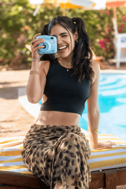 Cropped Cut-Out Ribbed Top