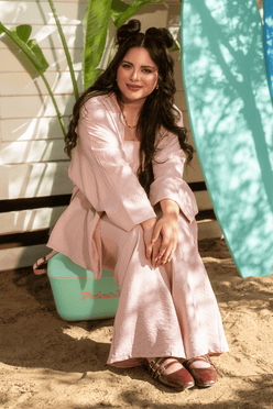 Hip Length Tencel Cardigan