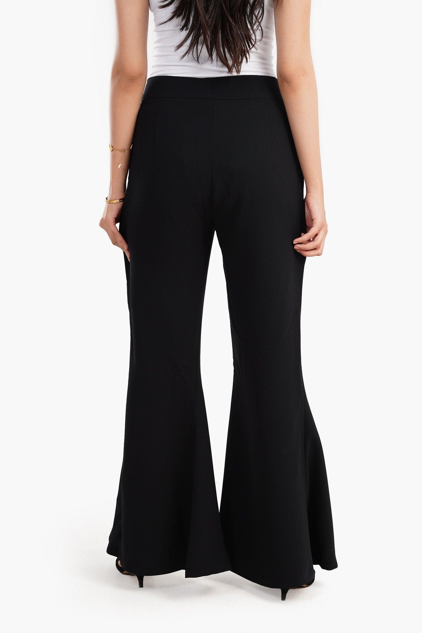 بنطلون فلير كريب ليكرا