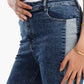 Color Block Flared Jeans