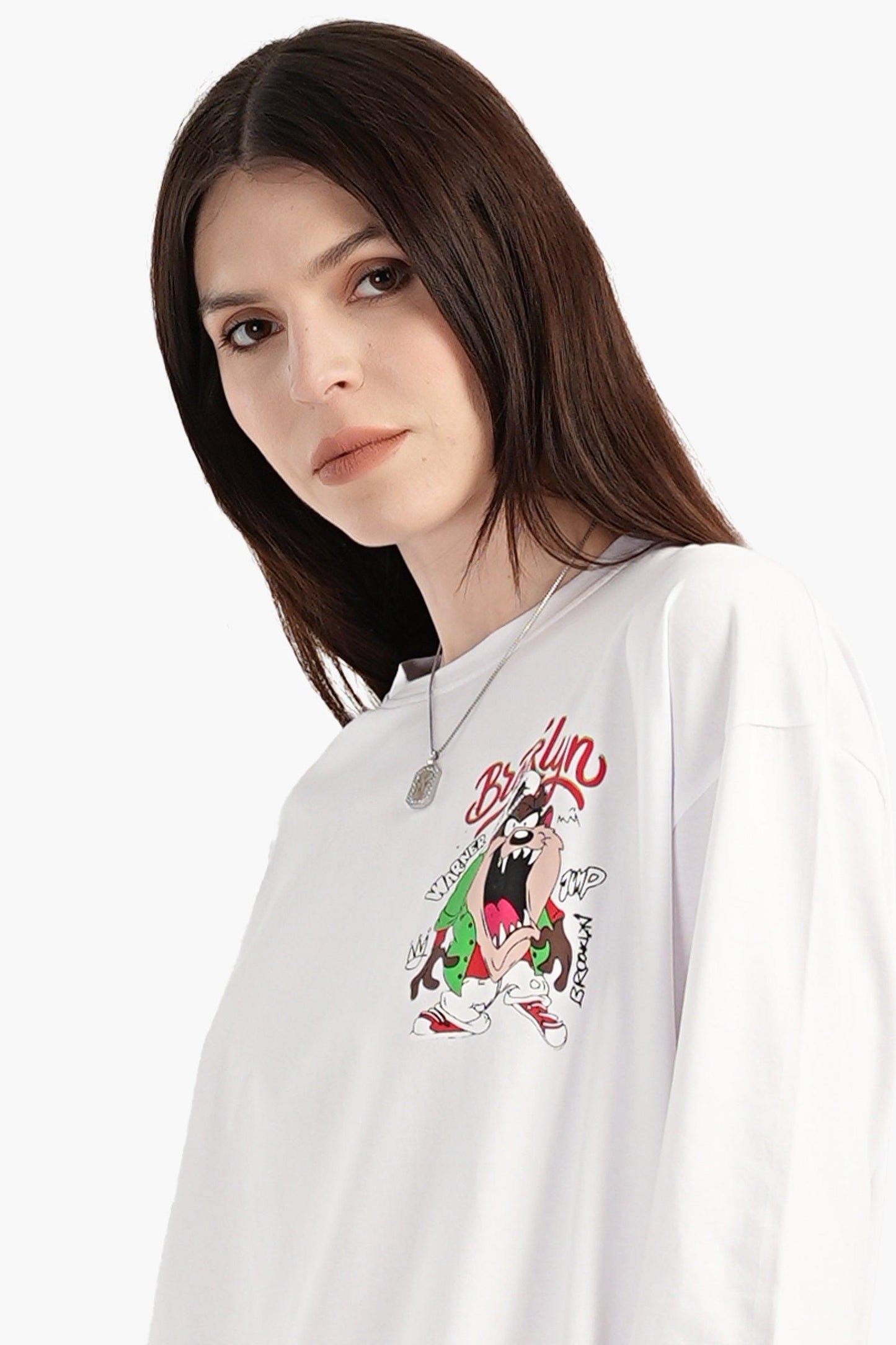 تيشيرت طويل بطبعة Taz