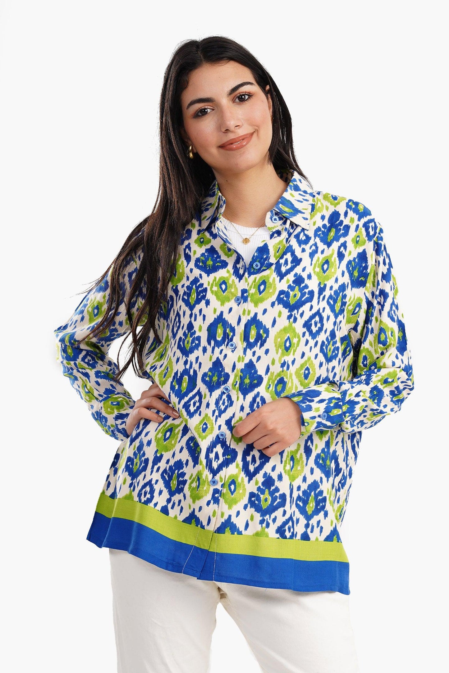 All Over Print Voile Shirt