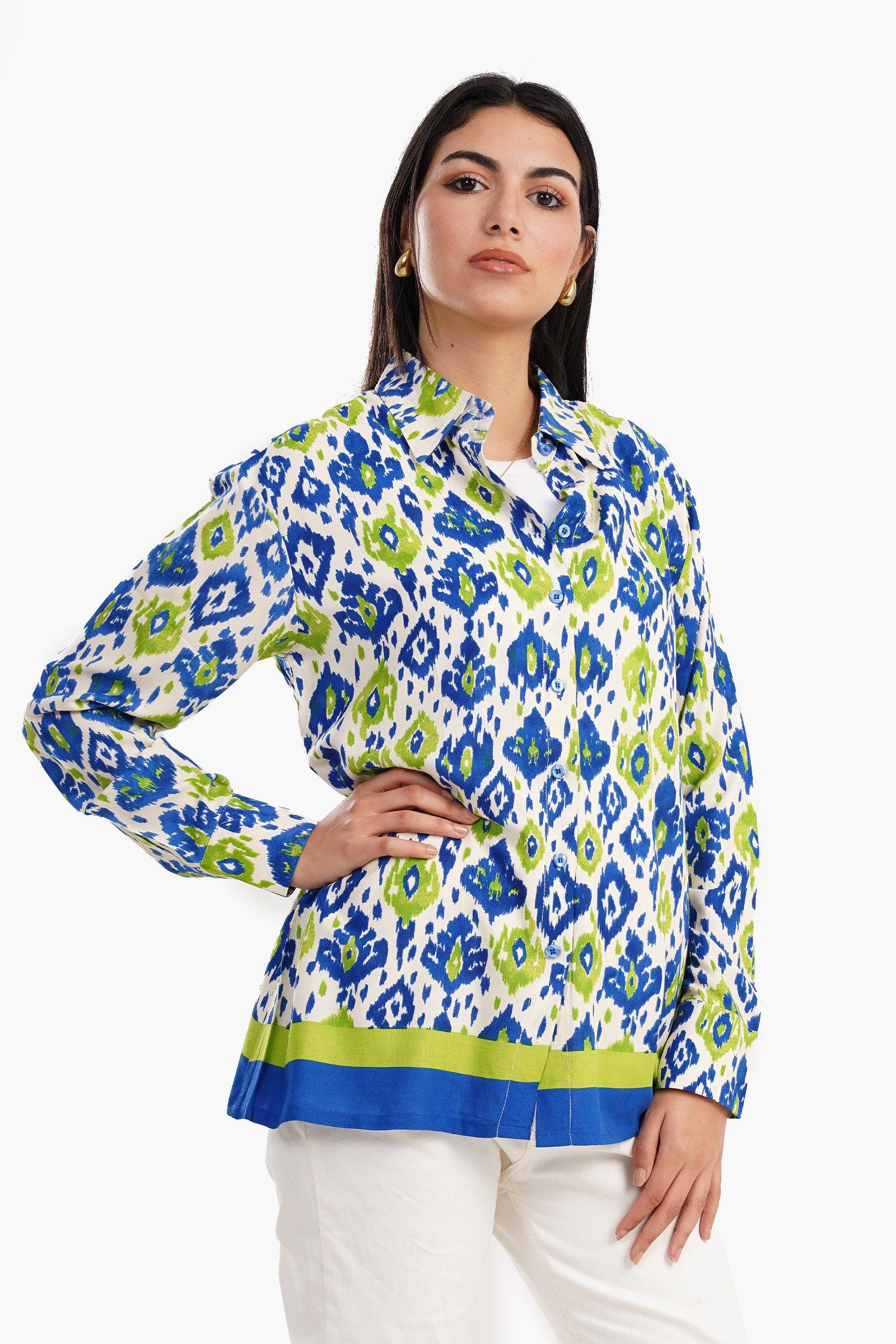 All Over Print Voile Shirt