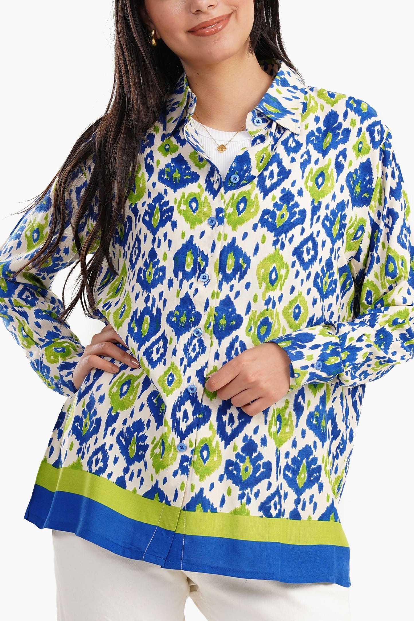 All Over Print Voile Shirt