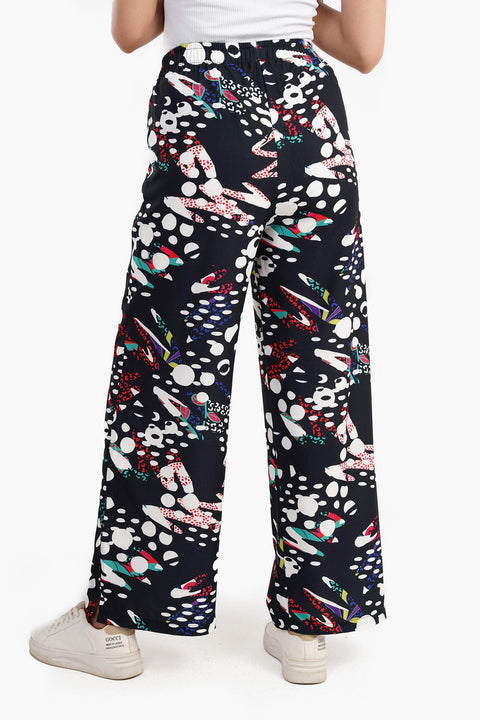 Crepe Printed Pants