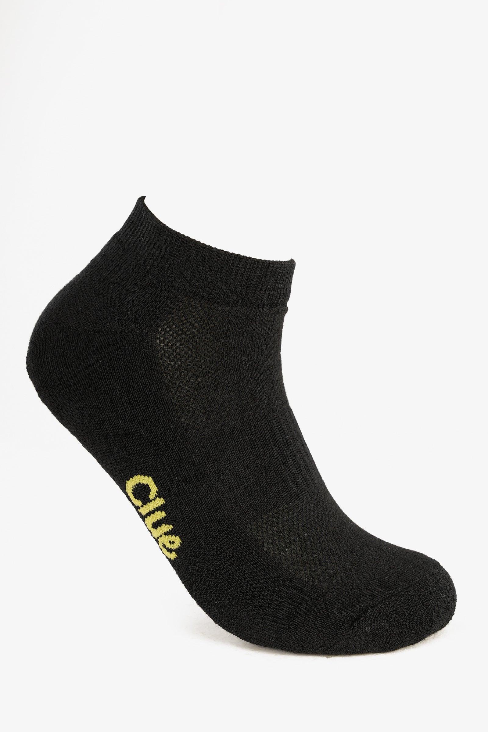Solid Ankle Socks - 3 Pairs