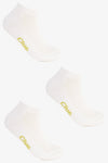 Solid Ankle Socks - 3 Pairs