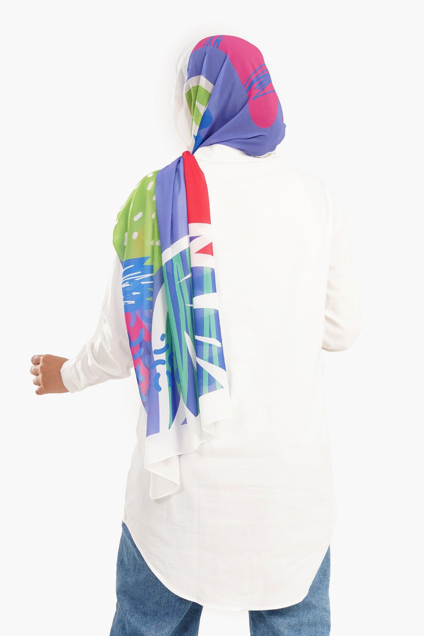 قميص بوبلين واسع