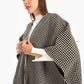 Tweed One Size Poncho