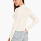 Mock Neck Ribbed Pullover