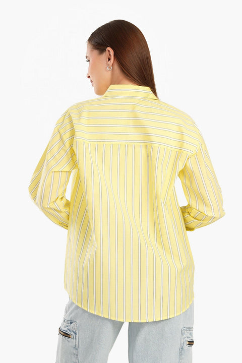 Light Yellow Striped Shirt