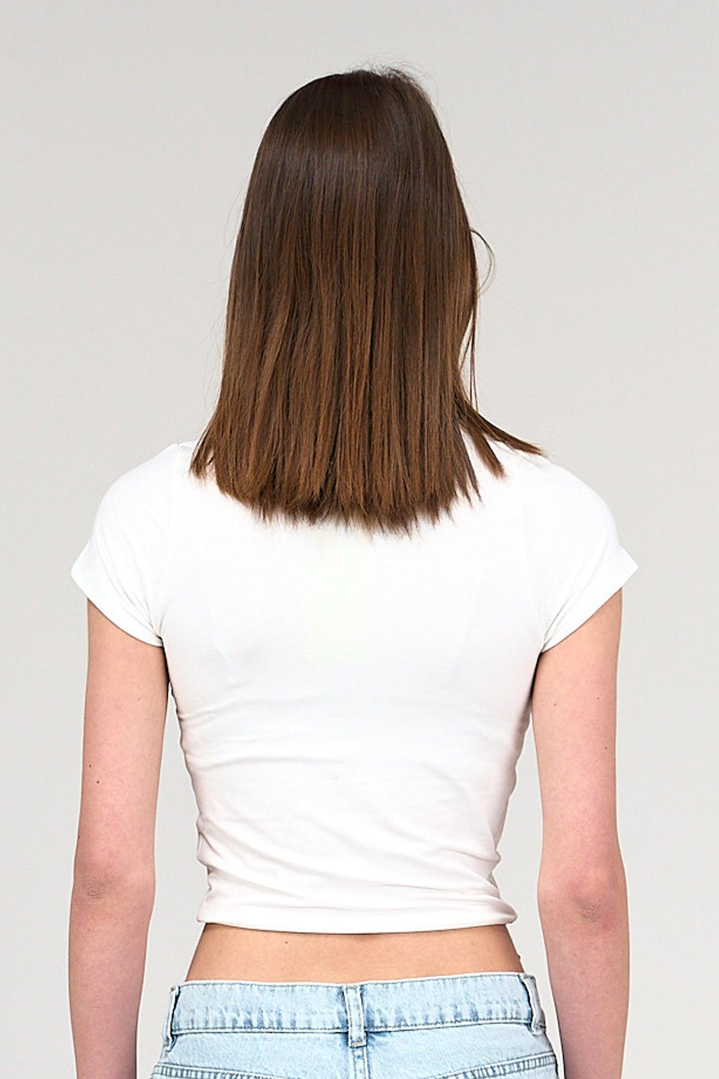 Cotton Blend Cropped Top