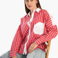 Striped Watermelon & White Shirt