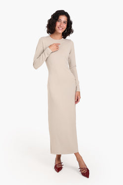 Chic Slim Fit Midi Dress