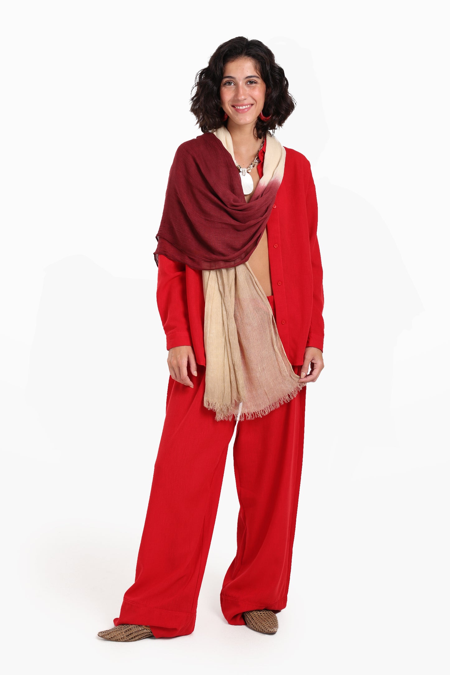 Gradient Cotton Scarf