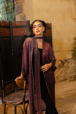 Shimmering Tencel Cardigan