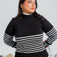 Wool Pullover with Stripes