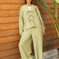 Olive Wide Leg Pants