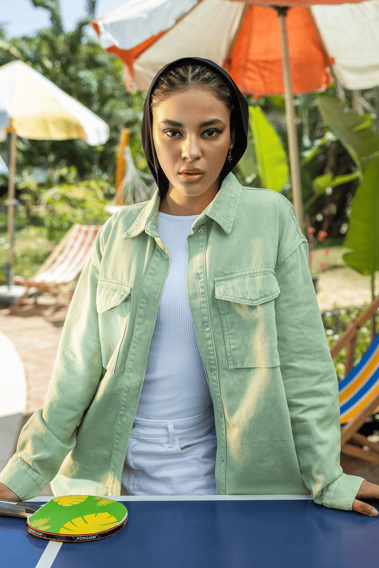 قميص قطن مريح بكم