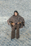 Leopard Pattern Poncho