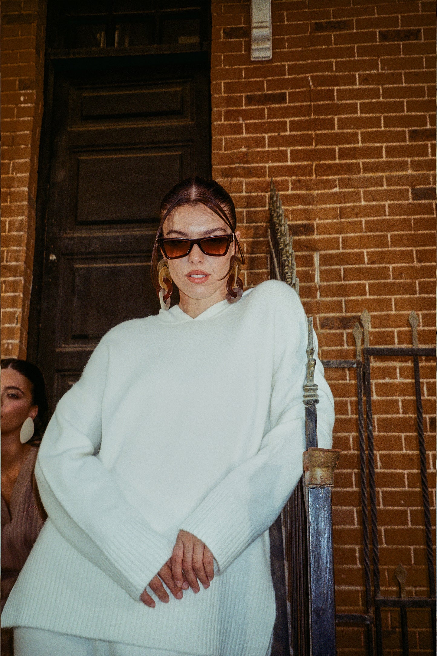 Hooded Wool Sweatshirt