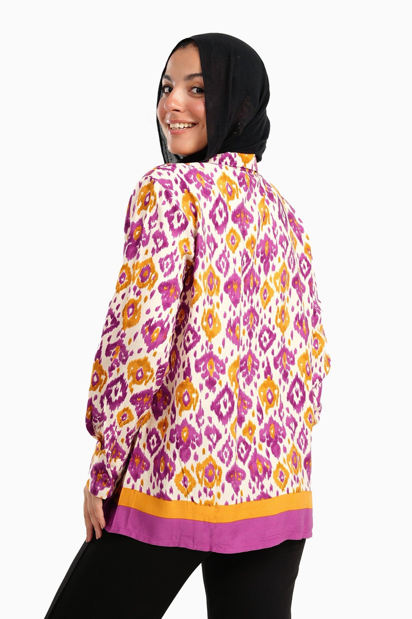 All Over Print Voile Shirt