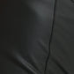 Black Leather Pants with Slit - Clue Wear