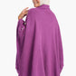 Poncho with Shoulder Buttons