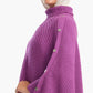 Poncho with Shoulder Buttons