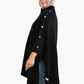 Poncho with Shoulder Buttons