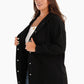 Black Solid Lounge Jacket