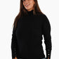 Basic Pullover with Ribbed Cuffs