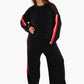 Black Wool Lounge Pants