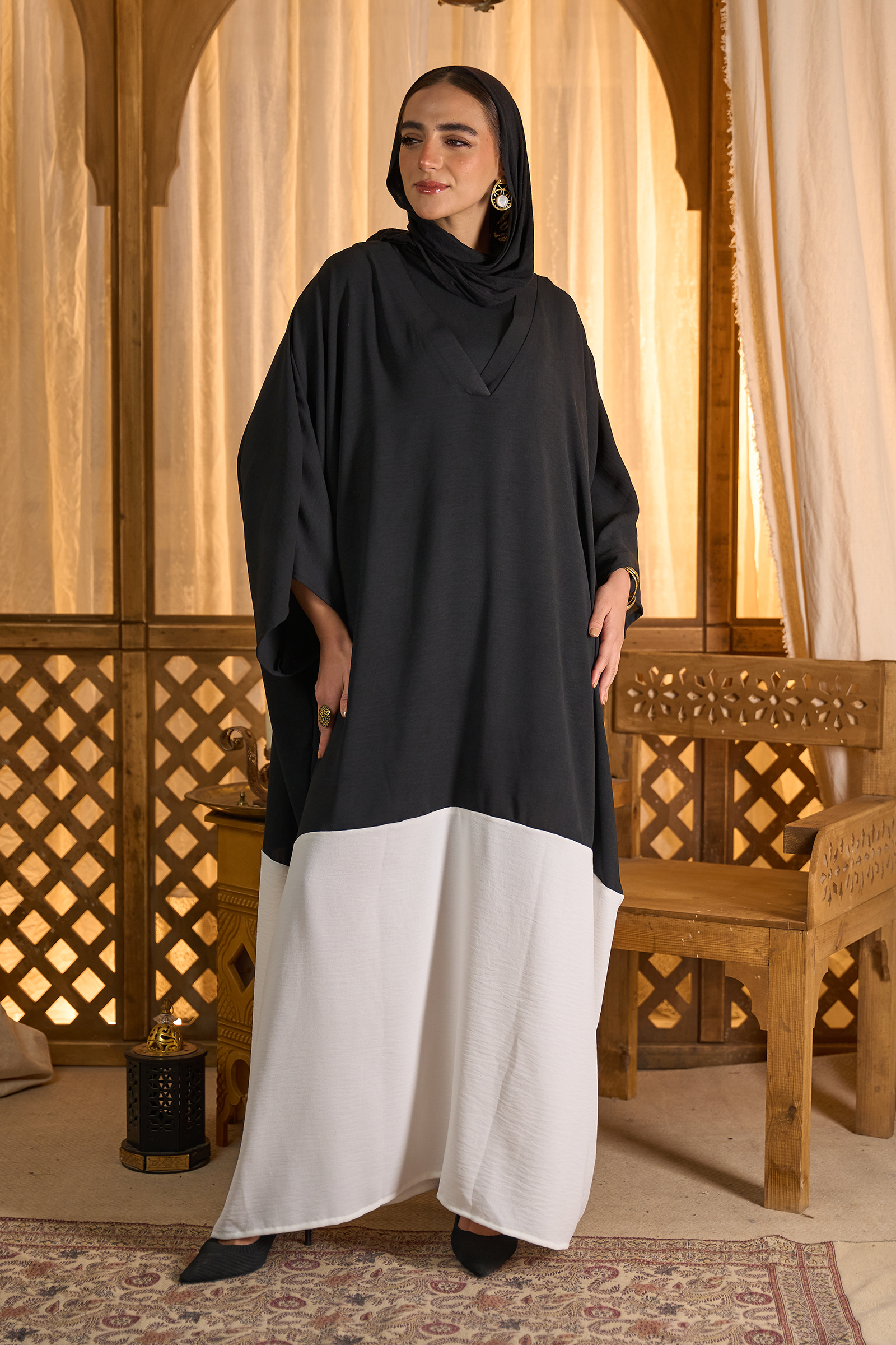 Dual-Tone Tencel Abaya