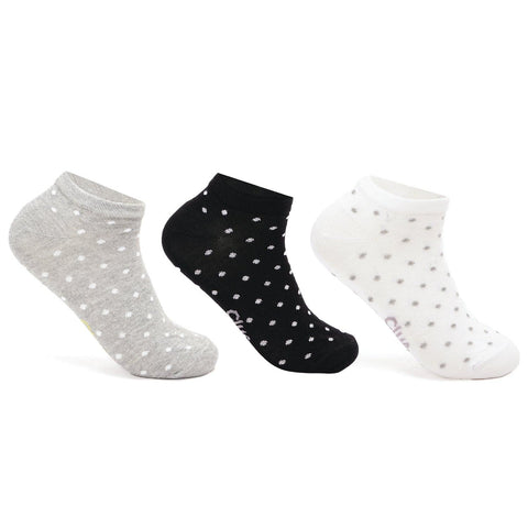 Dotted Cotton Socks - 3 Pairs