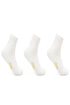 White Cotton Socks - 3 Pairs
