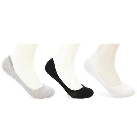 Cotton Invisible Socks - 3 Pairs