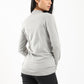 Ribbed Mock Neck Pullover - Clue Wear
