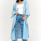 Linen Open Front Kimono