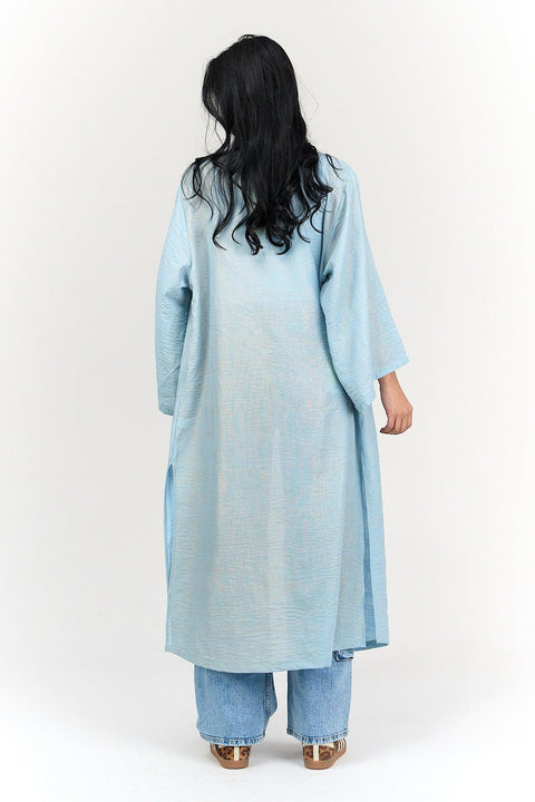 Linen Open Front Kimono