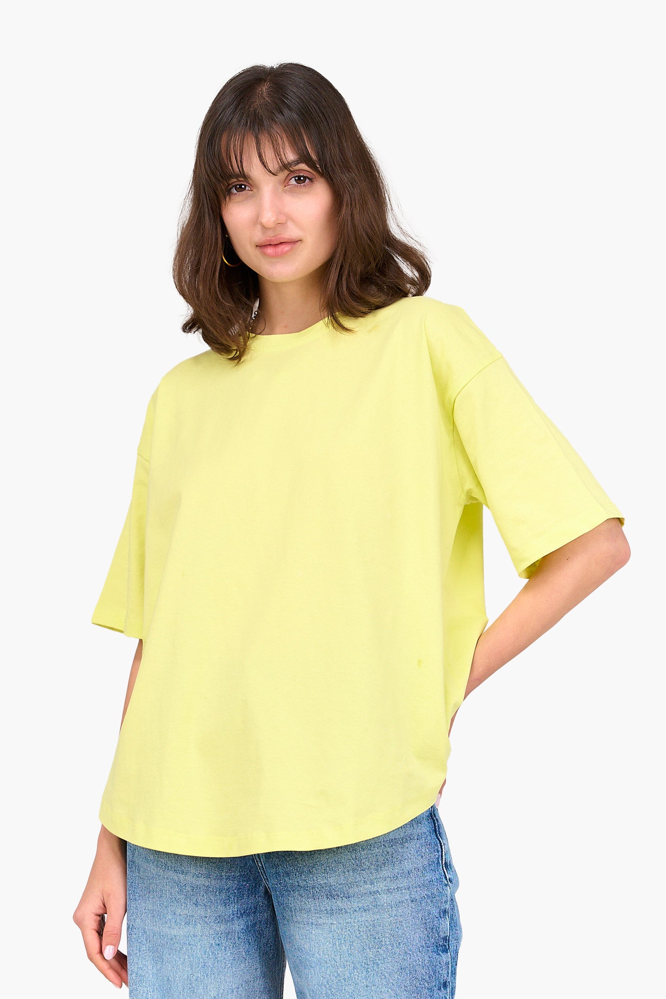 تيشيرت قطن مطبوع من الظهر