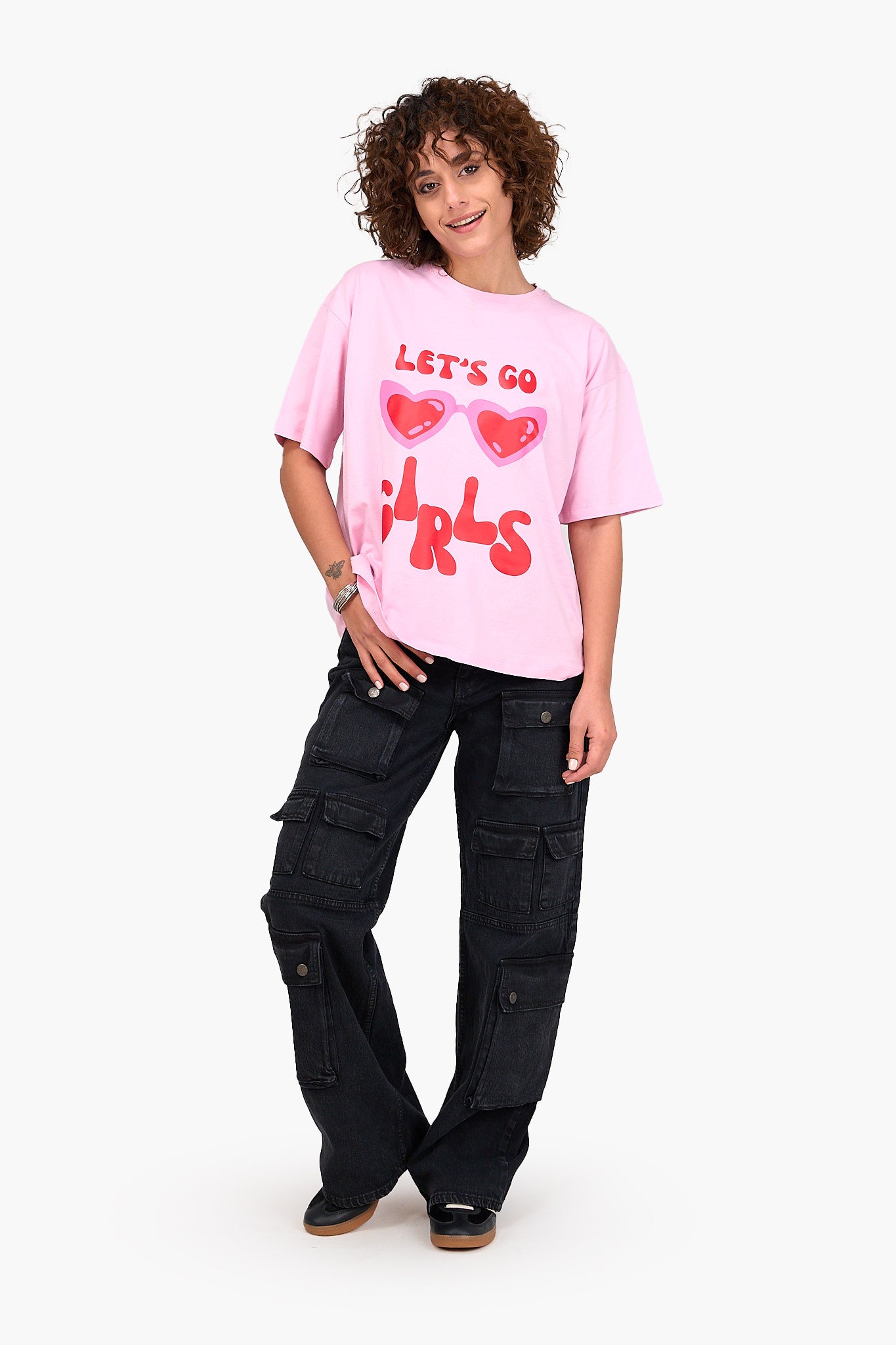 تيشيرت مطبوع برقبة دائرية