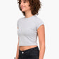 Cotton Blend Cropped Top