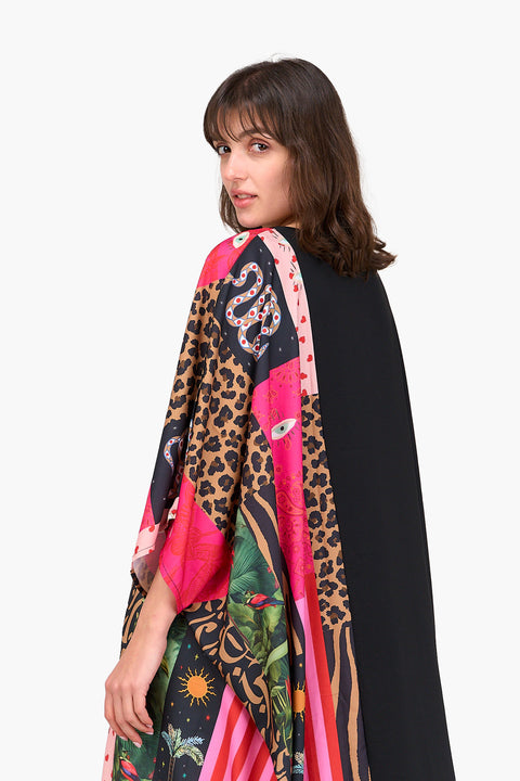 Elegant Tencel Printed Abaya