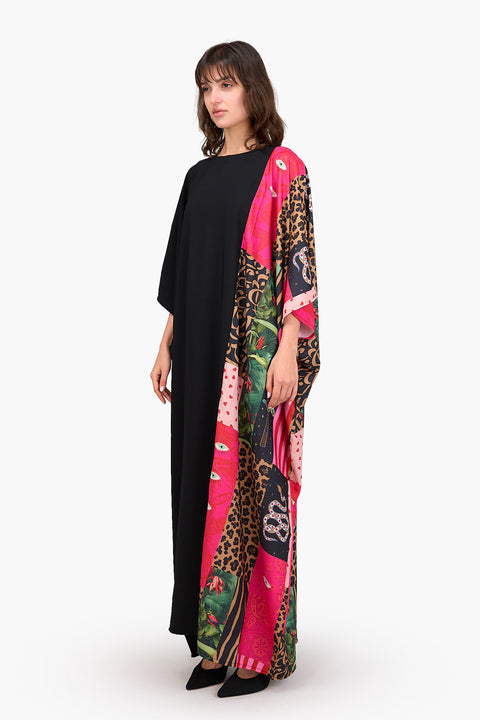 Elegant Tencel Printed Abaya