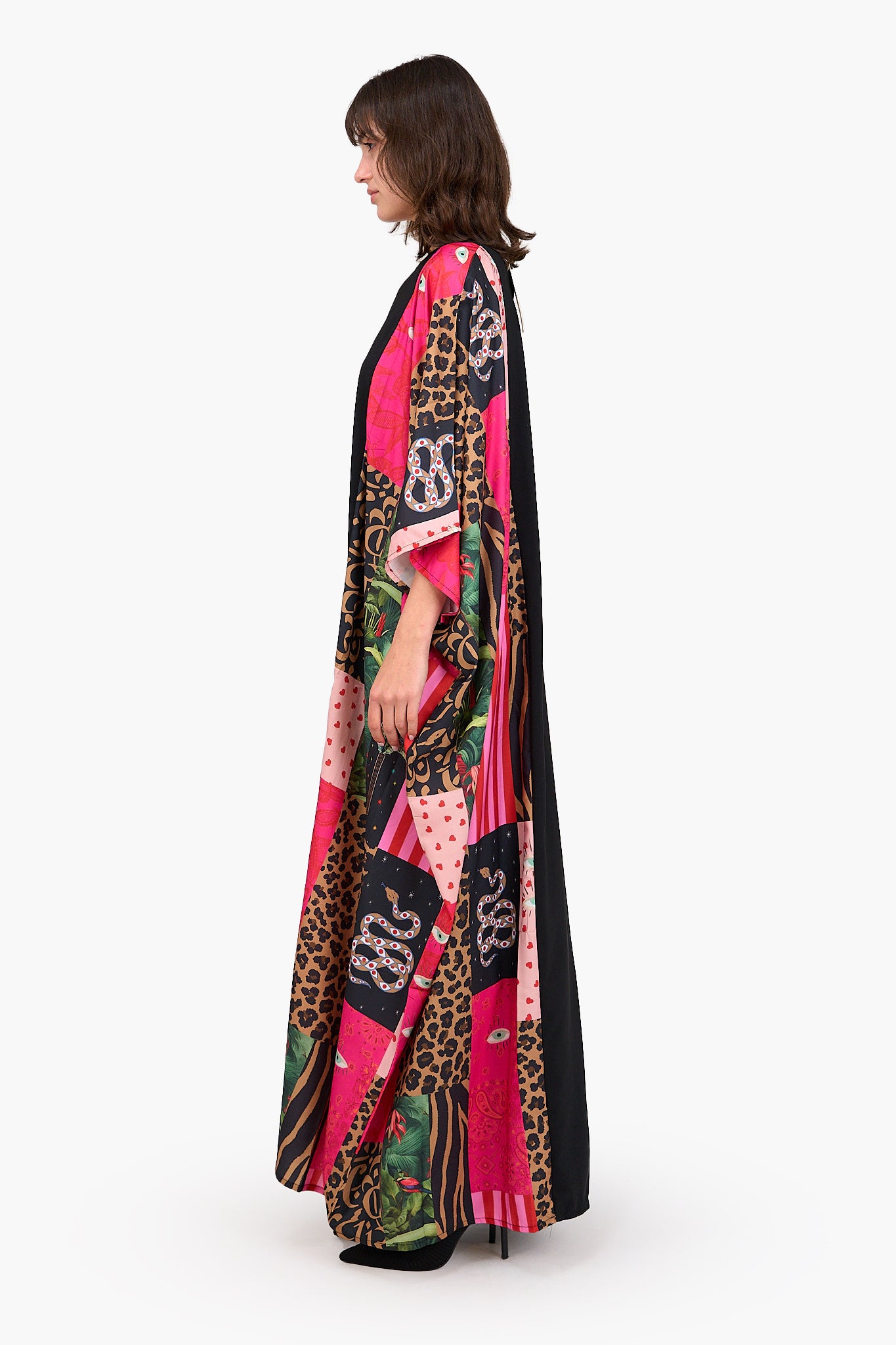 Elegant Tencel Printed Abaya
