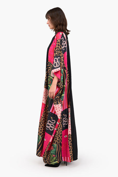 Elegant Tencel Printed Abaya